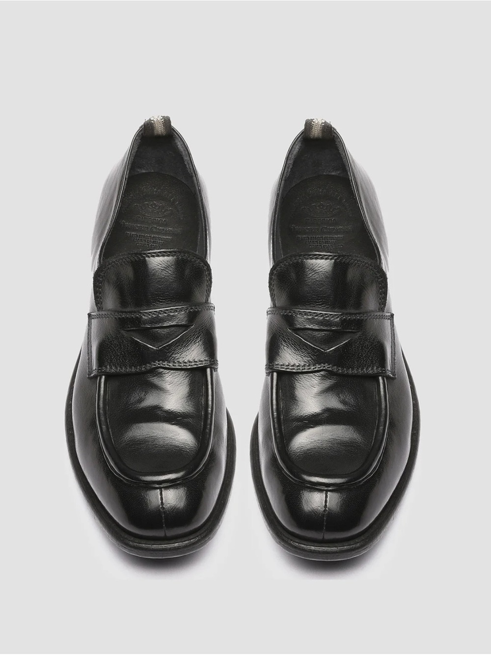 Officine Creative CALIXTE 020 Black Leather 
Loafers Men’s Size: 45 EU 11.5 US